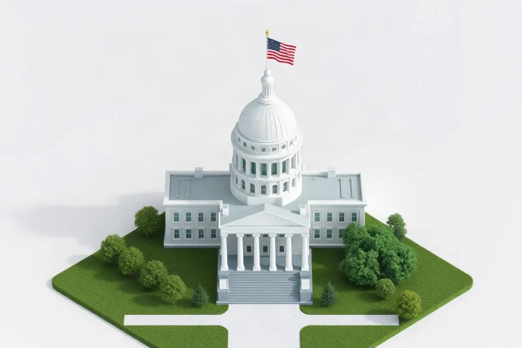 Hero illustration for the article “What Independent Agencies Do and Their Role in Government”