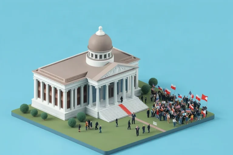 Hero illustration for the article “Political Appointee vs. Career Civil Servant Differences”