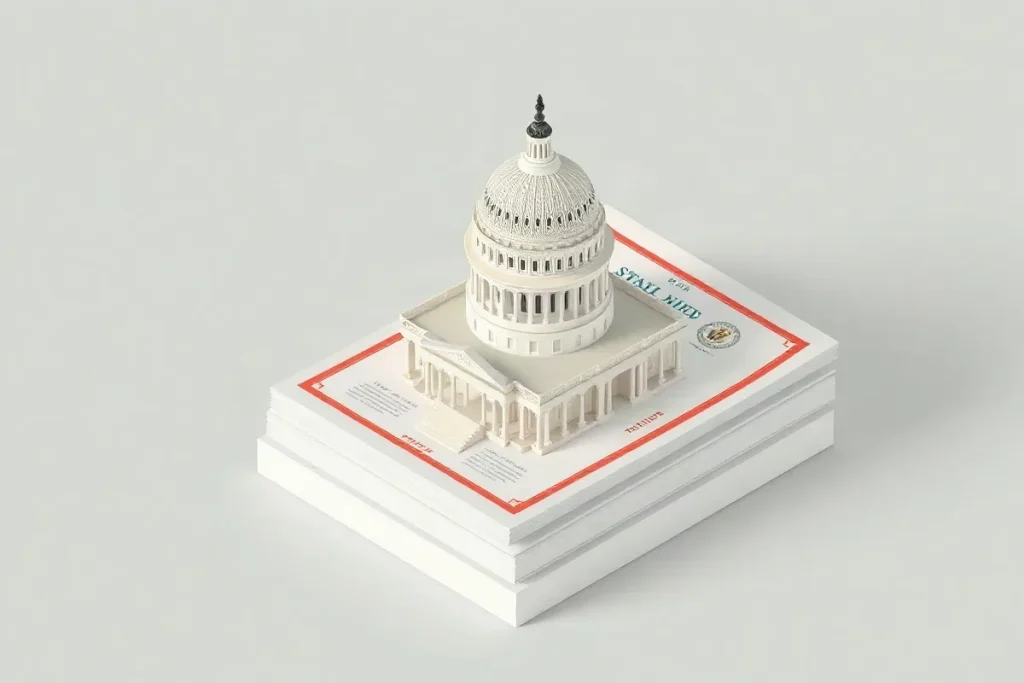 Hero illustration for the article “Why State Constitutions Matter More Than Federal Copies”