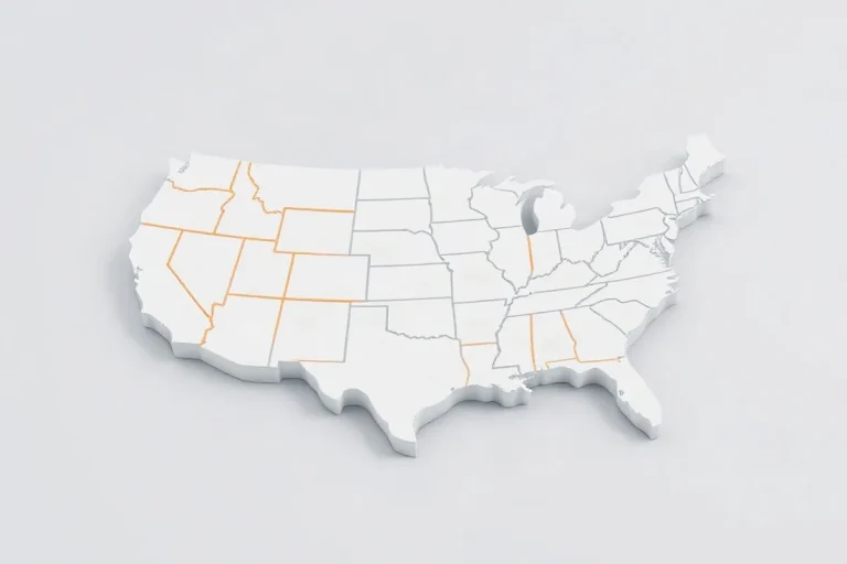 Hero illustration for the article “How Redistricting Follows Apportionment and Shapes”