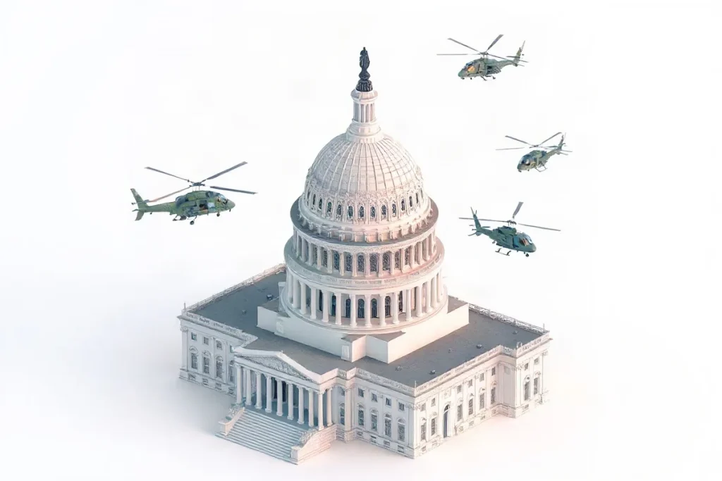 Hero illustration for the article “What the War Powers Resolution Requires and Its Impact on”