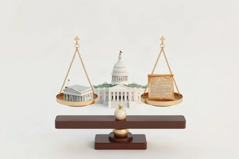 Hero illustration for the article “Understanding the 10th Amendment’s Role in State Governance”