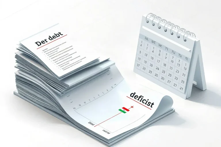 Hero illustration for the article “National Debt vs. Annual Deficit: What Each Measures”