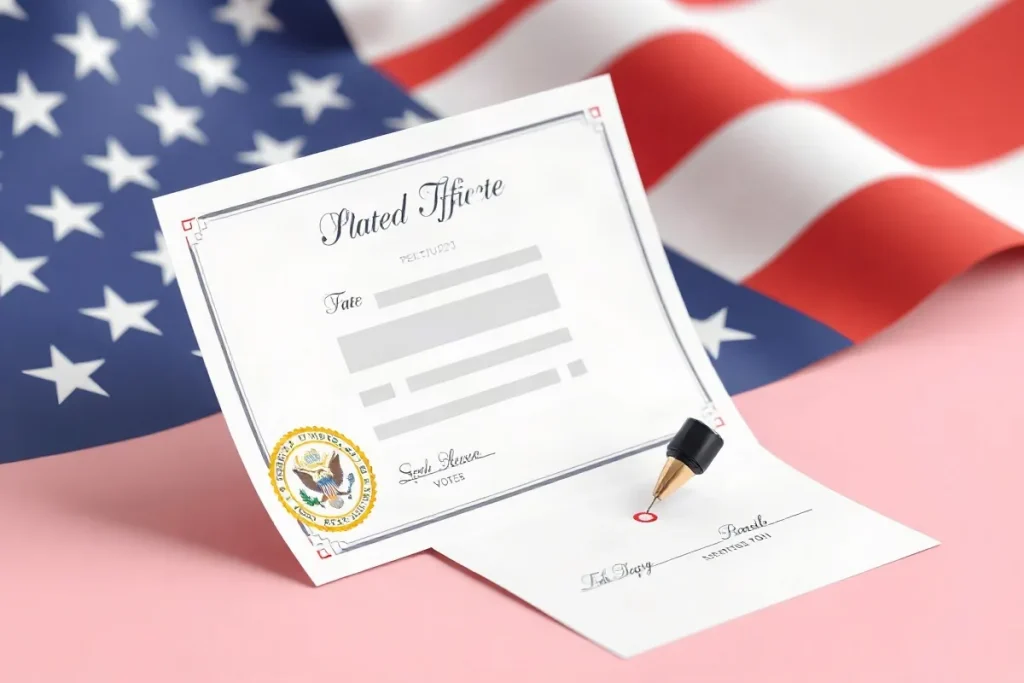 Hero illustration for the article “The Role of Certificates of Ascertainment in US Elections”