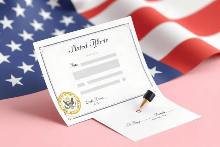 Hero illustration for the article “The Role of Certificates of Ascertainment in US Elections”