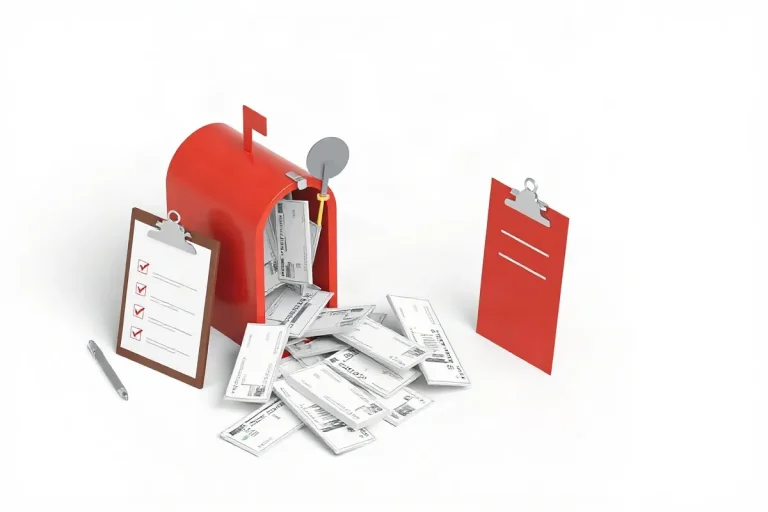 Hero illustration for the article “Clarifying Absentee vs. Mail Voting: Budget and Impact”