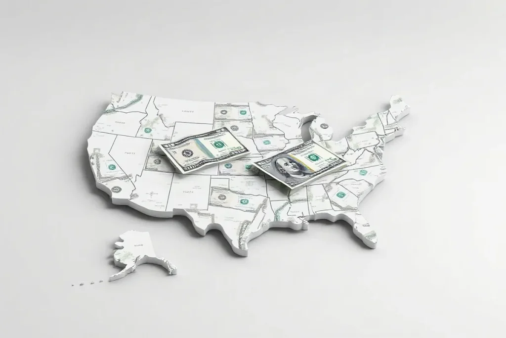 Hero illustration for the article “How the Decennial Census Shapes Budget and Representation”