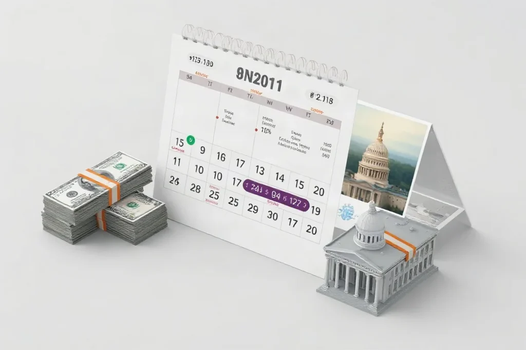 Hero illustration for the article “How the Federal Budget Calendar Shapes Spending Decisions”