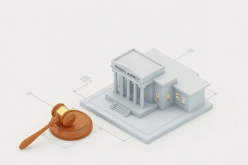 Hero illustration for the article “How Acting Agency Heads Are Appointed: Legal Rules &”