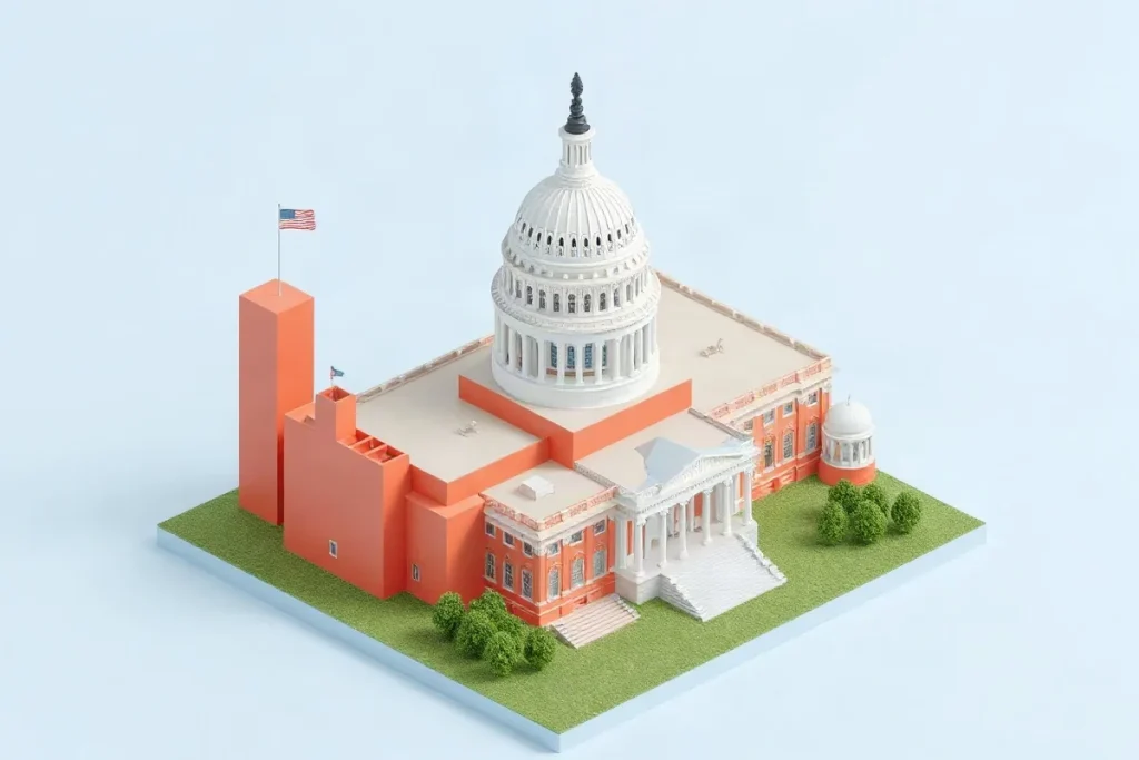 Hero illustration for the article “How House Seats Are Apportioned After the Census”