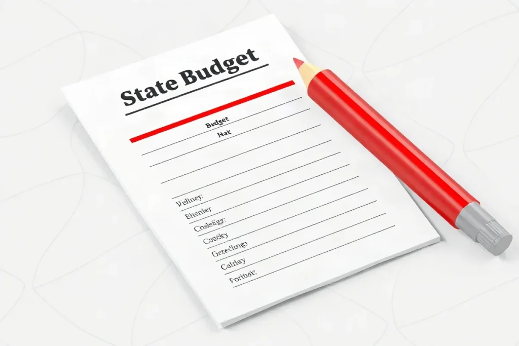 Hero illustration for the article “The Puzzle of State Line-Item Vetoes: What Can Governors”