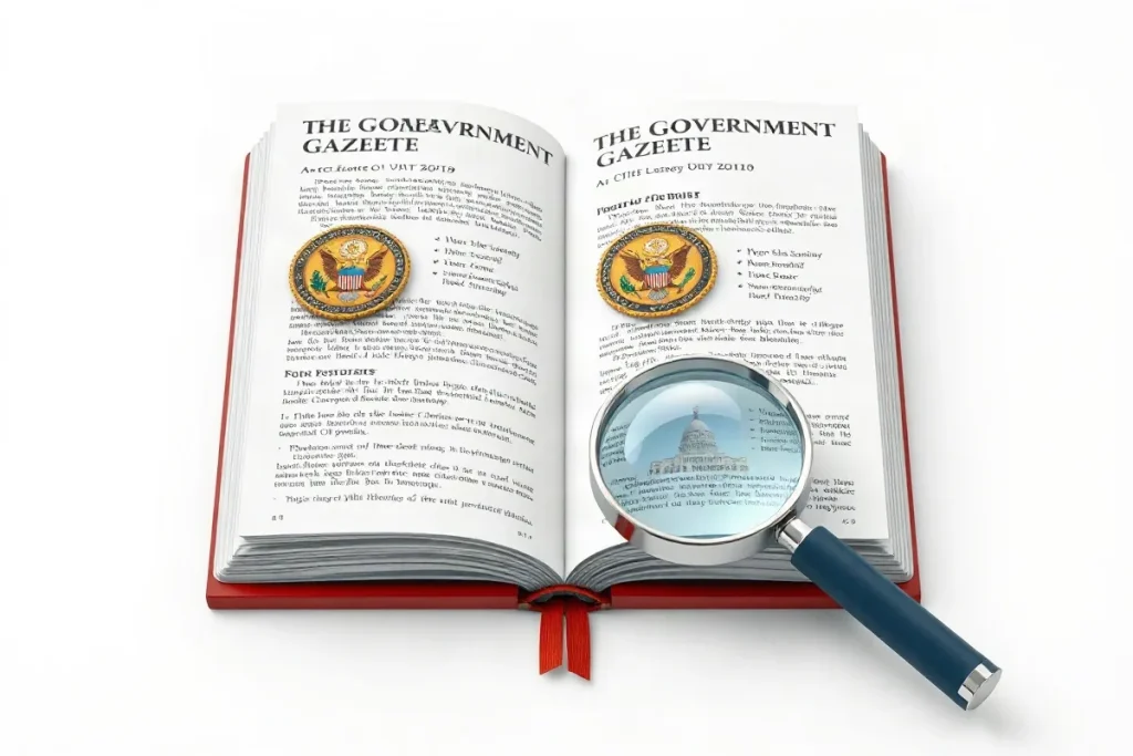 Hero illustration for the article “Transparency and Rulemaking in Federal Budget Policy”