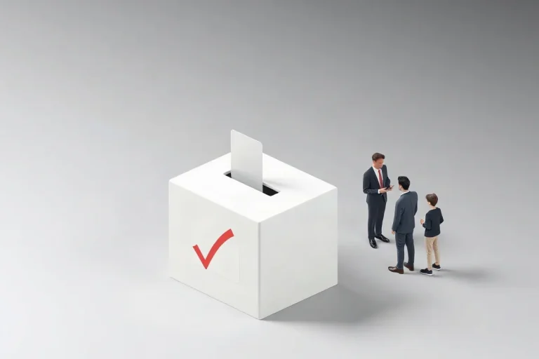 Hero illustration for the article “Primary vs Caucus Systems: Impact on Voter Engagement”