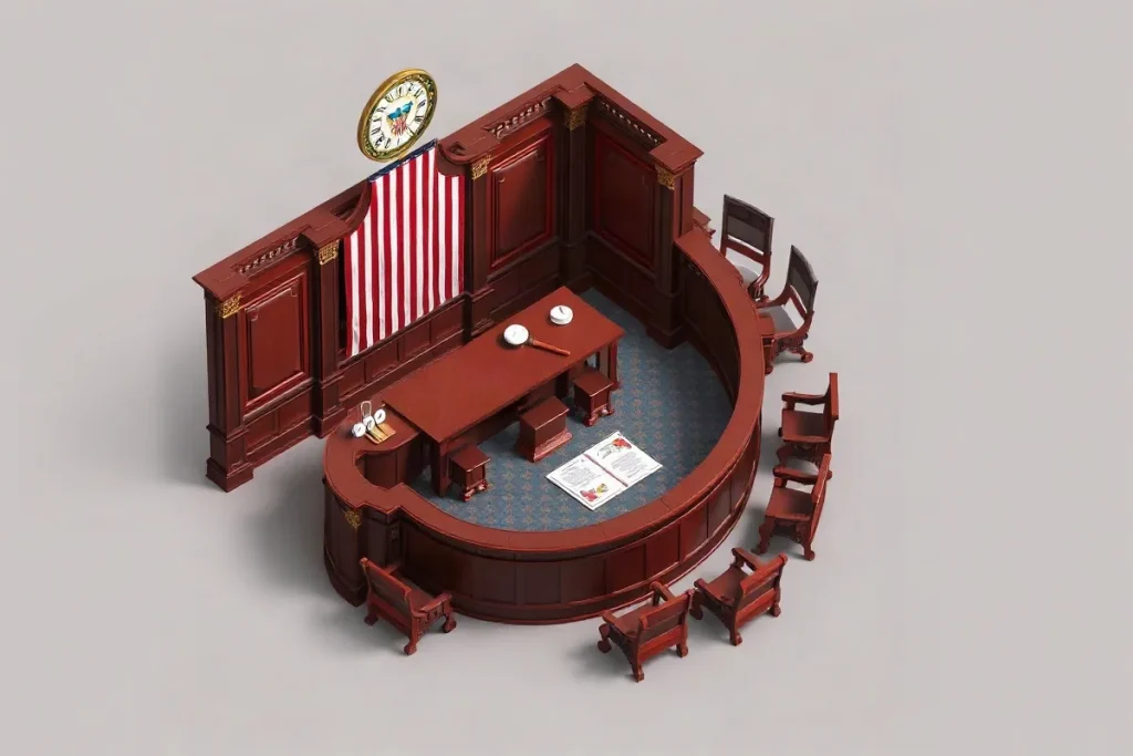 Hero illustration for the article “Advice and Consent: Navigating the Senate’s Role in”