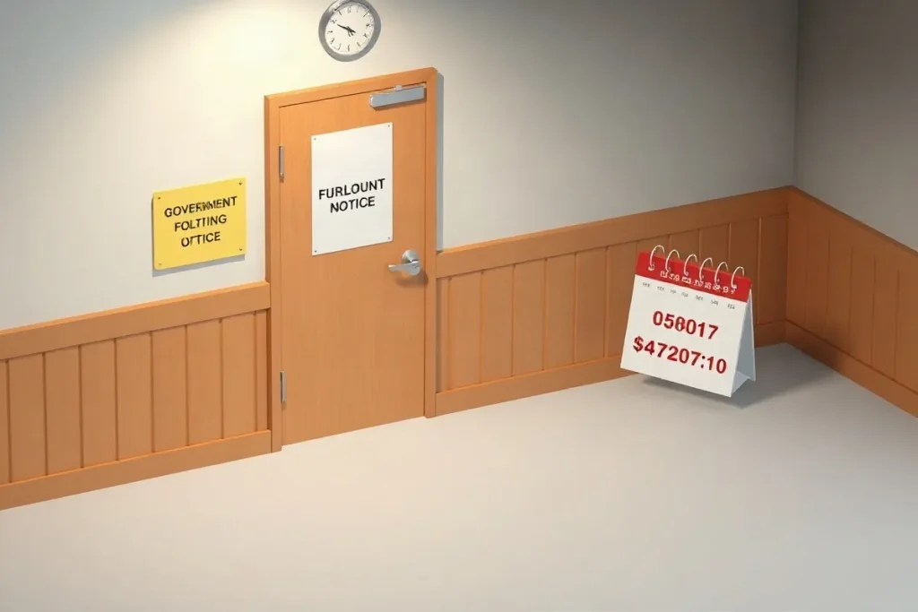 Hero illustration for the article “How a Federal Furlough Impacts Employees During Funding Gaps”