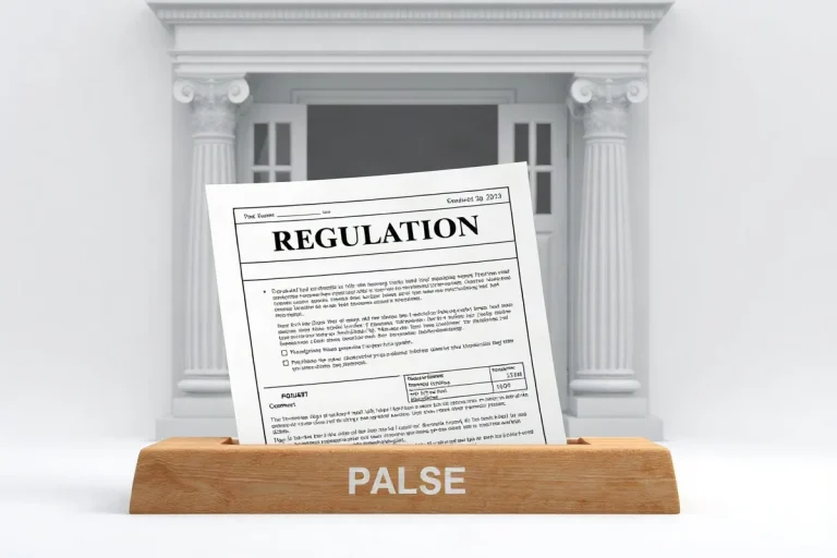 Hero illustration for the article “How a Regulation Is Stayed During a Court Challenge”