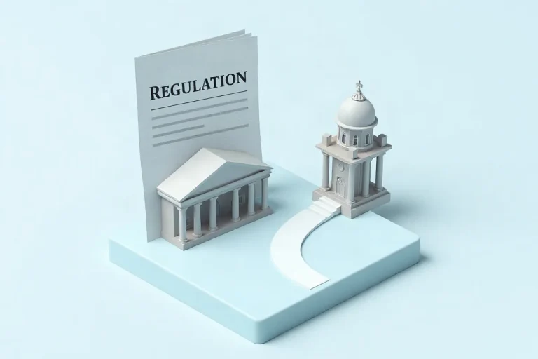 Hero illustration for the article “How a Regulation Is Stayed While It Is Challenged”