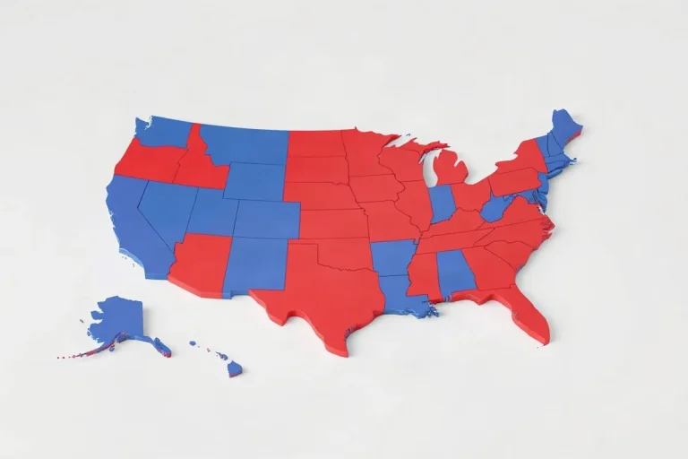 Hero illustration for the article “How to Read the U.S. Political Map”