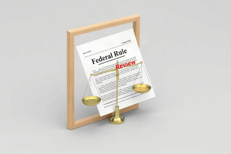 Hero illustration for the article “What OIRA Review Adds to a Rule”